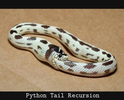 Python Tail Recursion